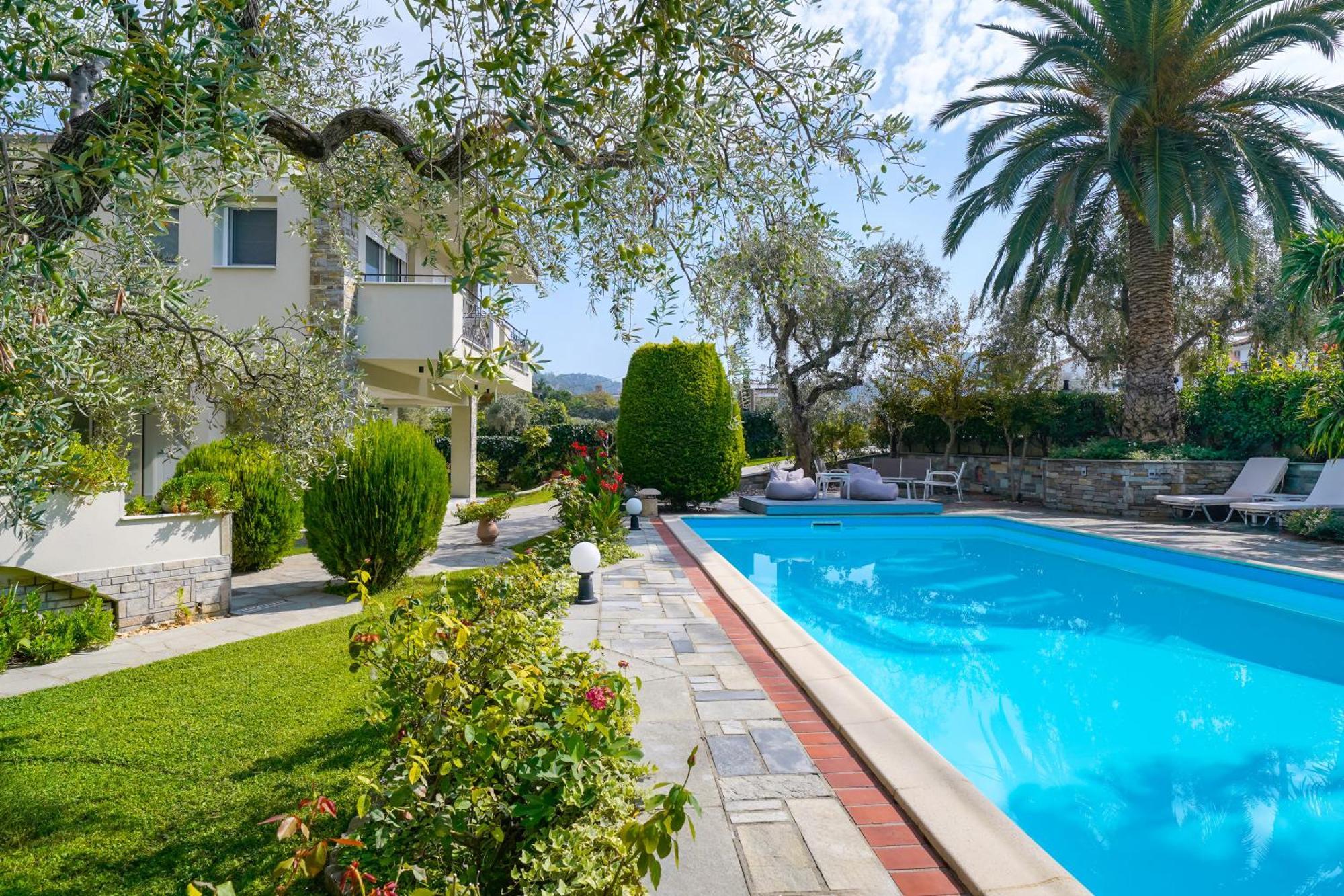 Luxury Villa Fotini Limenas  Exterior foto