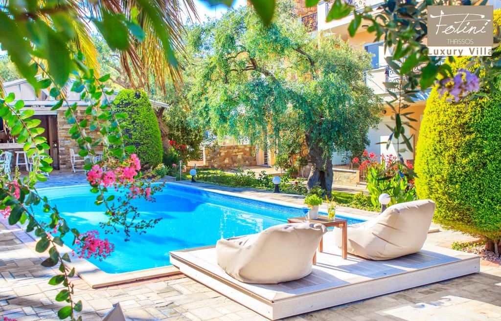 Luxury Villa Fotini Limenas  Exterior foto